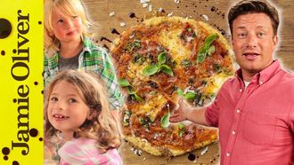 Quick family pizza: Jamie, Petal & Buddy Oliver