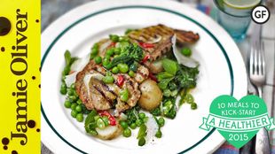 Healthy chargrilled pork escalopes