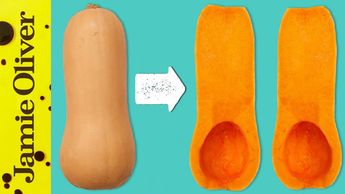 How to prepare a butternut squash: Jamie Oliver