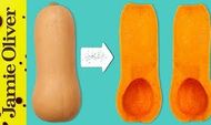 How to prepare a butternut squash: Jamie Oliver