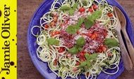 Raw vegan spaghetti bolognese: Amber Locke