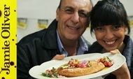 Mushroom Milanese with criollo salsa: Gennaro Contaldo &#038; Felicitas
