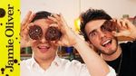 Double chocolate cookies: Jamie Oliver & Alfie Deyes