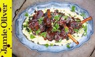 Slow cooked lamb shanks: Jamie Oliver