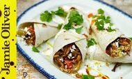 Tasty Cajun rice &#038; turkey burrito: Jamie Oliver