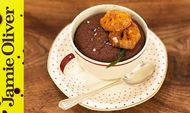 Christmas chocolate puddings: Gennaro Contaldo