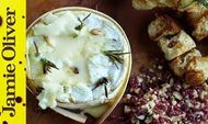 Baked camembert with garlic &#038; rosemary: Jamie Oliver