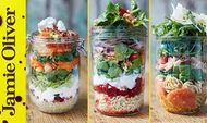 Healthy jam jar salads: Jamie Oliver