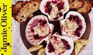 Scallop tartare with bacon &#038; beetroot: Nathan Outlaw