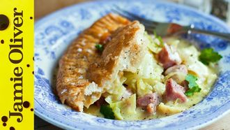 Easy bacon and cabbage pie with mustard & puff pastry: Donal Skehan