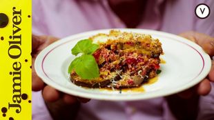 Gennaro's aubergine parmigiana