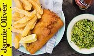 Homemade fish and chips: Bart van Olphen