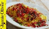 Prosciutto &#038; red pepper taglierini: Gennaro Contaldo