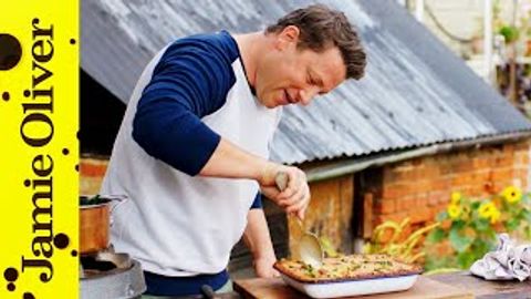Sausage and Mash Pie: Jamie Oliver