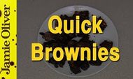 Super quick brownies: Jamie Oliver